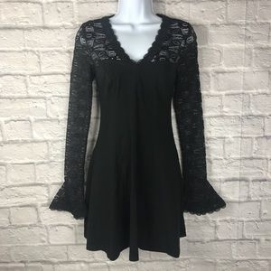 NWOT Intimately Free People Black Lace Dress